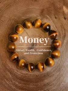 Natural Tiger Eye Stone Beaded Bracelet, Boho Stone Bracelet, High Quality Bracelet, Fashionable Jewelry for Women & Men, Trendy All-match & Exquisite Jewelry for Birthday Gift