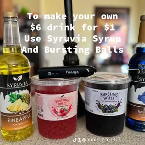 BREXONIC Popping Boba Pearls Bursting Tea Balls Drink & Dessert Topping Strawberry, Mango Fruit Flavored Bubble Tea Tapioca Pearls (Blueberry, 2 LB)