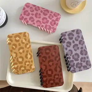 Leopard print flip phone case|   [Color] Suitable for iPhone 11-17 [Model]  foldable case iphone 12