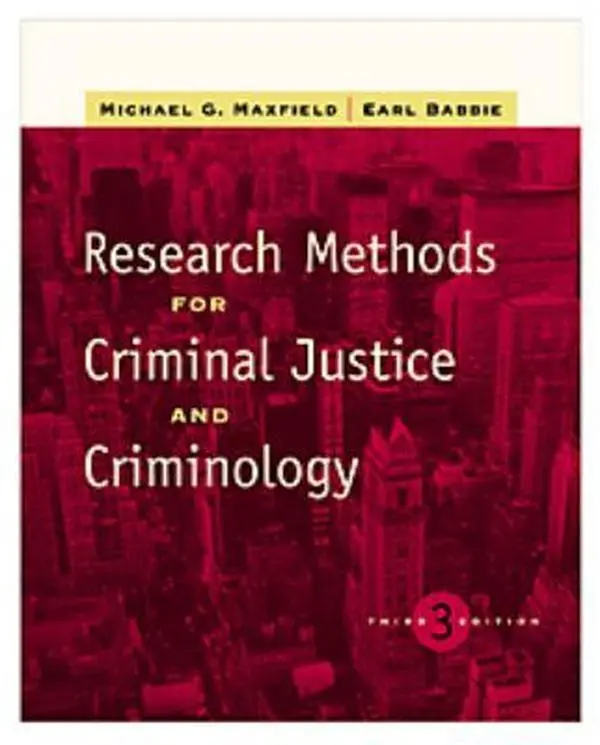 USED Book - Research Methods for Criminal Justice and Criminology (with InfoTrac) by Michael G. Maxfield (Unknown) - english
