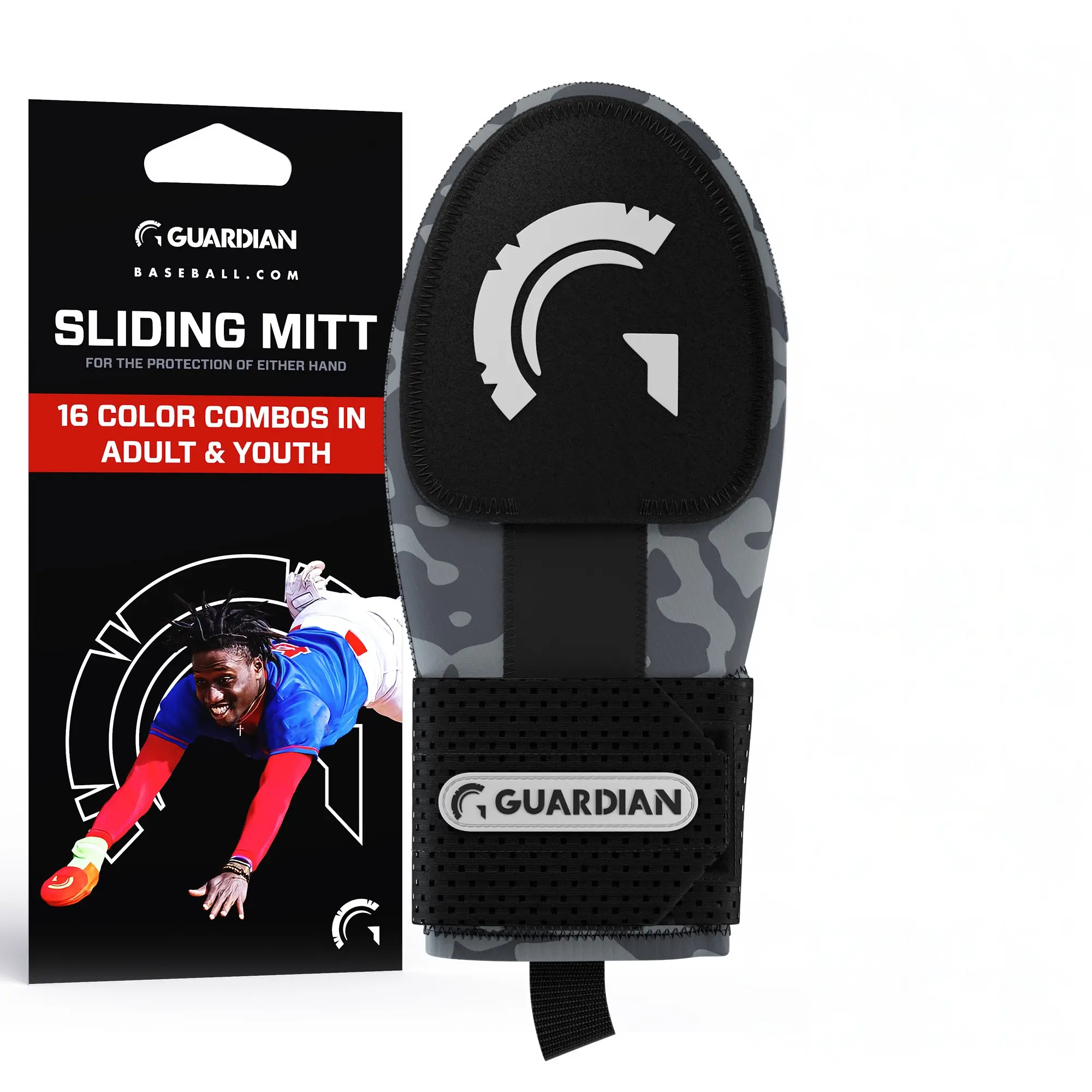 Guardian Baseball Sliding Mitt (Black Camo) Guardian Baseball Sliding Mitt (Black Camo)