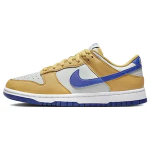 Nike Dunk Next Nature Wheat Gold Low-Top Women's Sneakers Verifiable, with credentials and supporting global authentication
