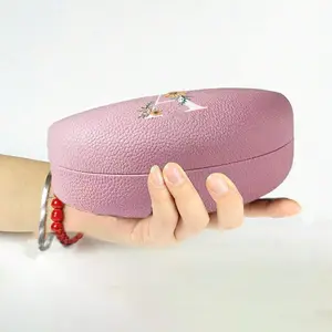 Hard Shell Sunglasses Case, Personalized A-Z Letter Protection Cover, Fits Most Glasses & Sunwear, Travel Essential, Back-To-School Supplies