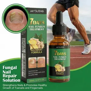 JAYSUING Ginger Nail Treatment – Enhances, Moisturizes, Promotes Growth & Repairs Discolored and Damaged Nails – Dermatologist-Tested Organic Blend of Vitamin E & Plant Extracts 1.0 Fl. Oz