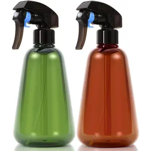 Spray Bottle for Plants 2 Pack 16oz Ultra Fine Mist Empty Indoor Plant Mister Leak Proof Misting Water Sprayer for Gardening Plant Care Hair Care Cleaning Solutions