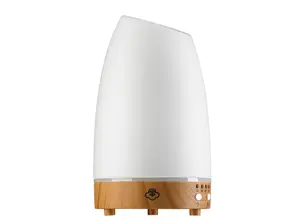 Astro White 90 Glass Ultrasonic Diffuser Light Wood Base