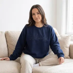 Rad Tech Embroidered Sweatshirt, Radiology Technologist Crewneck, Medical Worker Gift