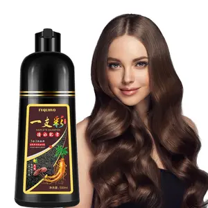 Coffee Hair Dye Shampoo 3 in 1, Instant Hair Color for Women and Men, Works in Minutes, Long Lasting Brown Para Canas 16.90 Fl Oz Haircare