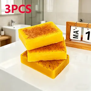 Tired of Dull Skin? This Turmeric Infused Soap Gently Cleanses & Exfoliates, Leaves Skin Glowing & Smooth, Helps Even Skin Tone & Reduce Blemishes, Perfect for Daily Shower & Face Wash
