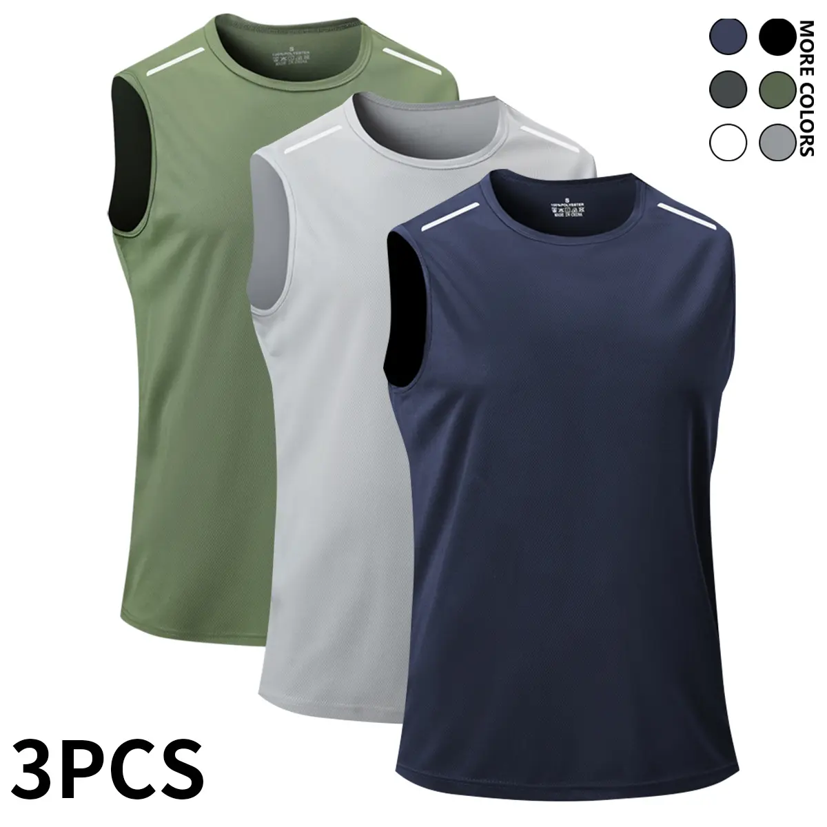 Light Gray + Dark Blue + Army Green