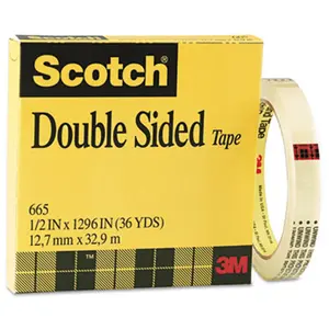212 MAIN Self Adhesive Multipurpose Mounting Tape, Acid-Free Photo-Safe Office Stationery, 1/2" x 36 yds, 3" Core (for Scrapbooking, DIY Toys & Hobbies)