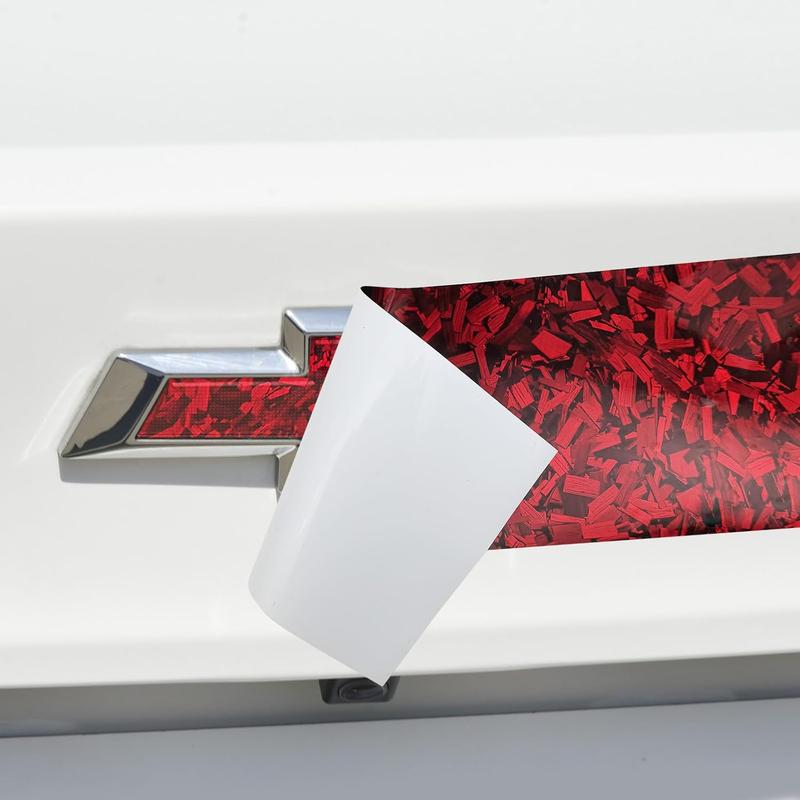 Forged Gloss Carbon Fiber Vinyl Wrap Roll Air Release Sticker Sheet Film DIY Decal,For Car Auto Vehicle Morotcycle Bike Self Adhesive