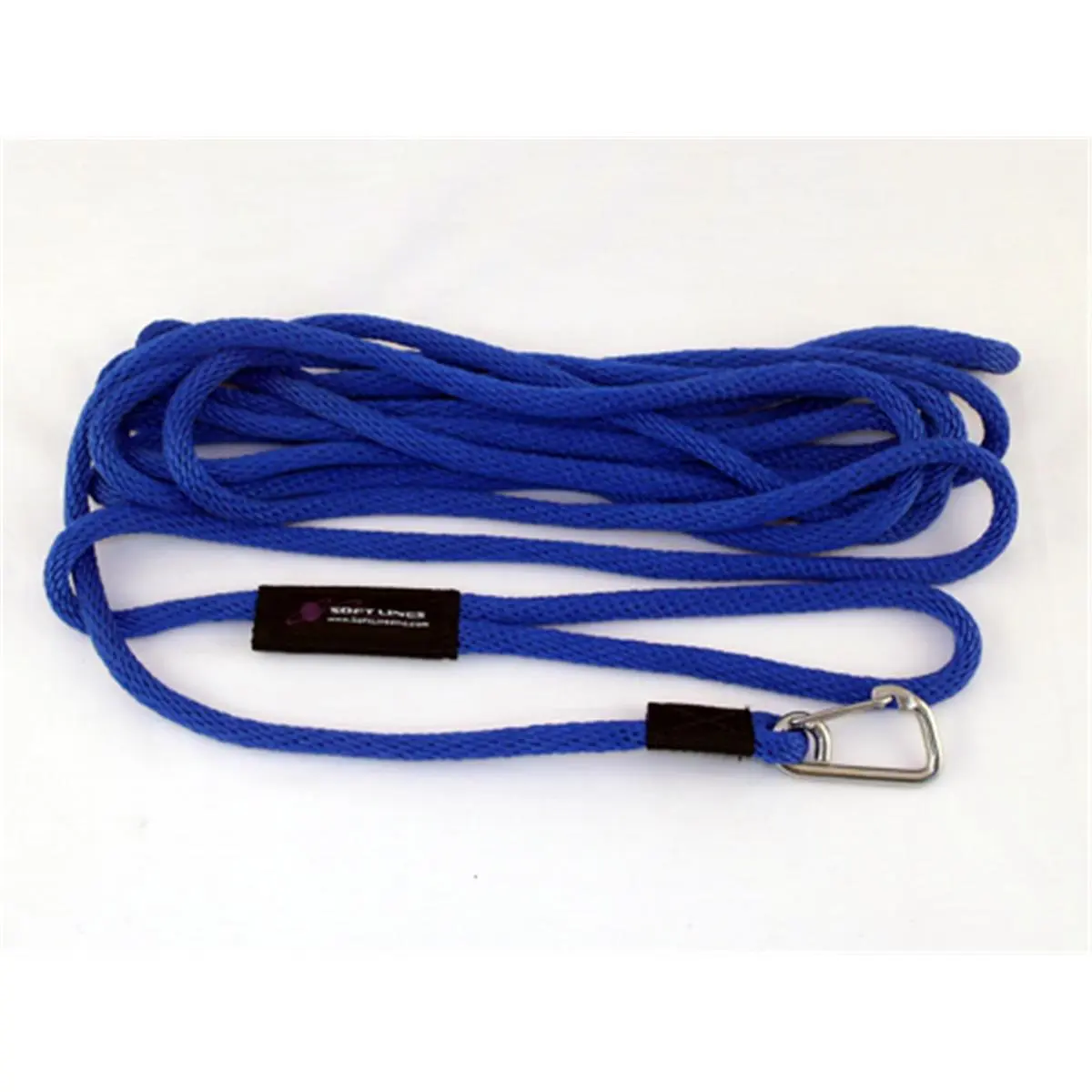 Soft Lines PSW10850 Floating Dog Swim Snap Lead - Poly Rope Swim Leash for Swimming, 0.5 in. Diameter, 50 Ft., Pacific Blue, Beach Use, Acid-Alkali Resistant, Machine Washable, Floats Easily, Enhances Water Safety, Beach Areas