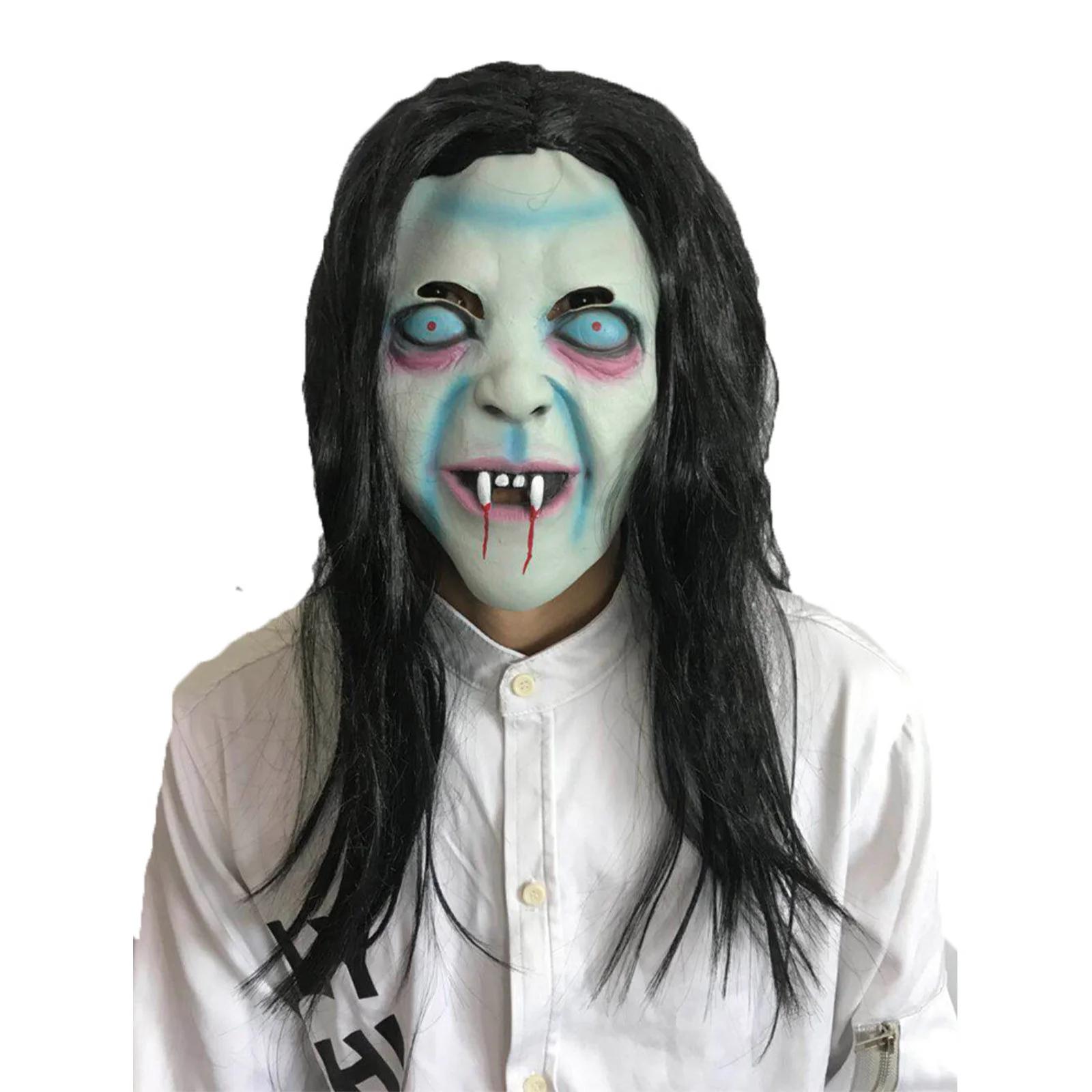 Halloween Men and Women Scary Horror Mask Bar Costume Toys Escape Room Scary Props Scripted Murder Mystery Mask-Lightweight, Portable & Durable for Dance Shows & Carnivals creative prank gift whimsical design