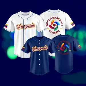 NEW  2026 World Baseball Classic Home Stadium Jersey, Vintage Streetwear Baseball Jersey - Casual Baseball Jersey Outfits -  Unisex - Trendy Baseball Jerseys #tiktokfashion #gamedayfit #USA #baseball