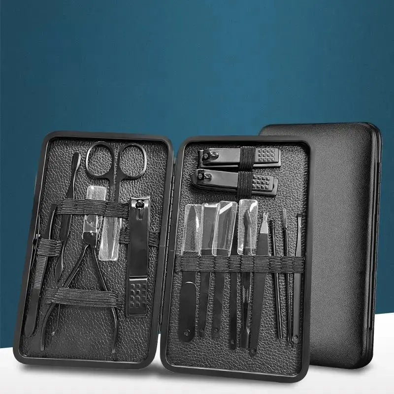 Professional Nail Clippers Set with Storage Case, Manicure Pedicure Set, Stainless Steel Nail Clippers Tool, Beauty Nail Care Kit for Home & Travel Us