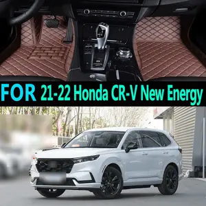 For 2021-2022 Honda CR-V Hybrid Custom-Fit Full-Coverage Car Floor Mats Easy-Clean Carpet-Style Floor Mats