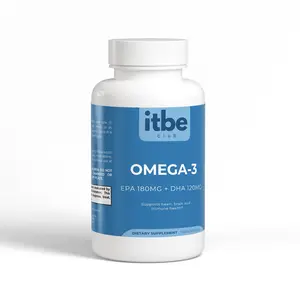 Omega-3 Fish Oil — EPA 180 mg + DHA 120 mg | Heart, Brain & Vision Support (100 Softgels)