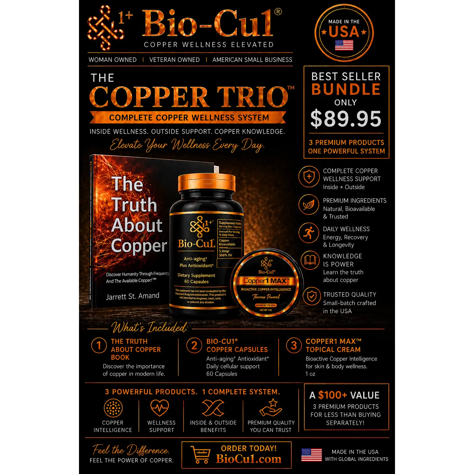 Bio-cu1® "The Copper Trio!"