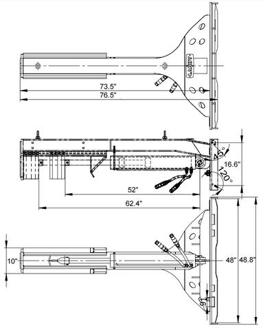 Landy Attachments 25 Tonne Heavy Duty Inverted Log Splitter for Skid Steer Attachments Landy Attachments 25 Tonne Heavy Duty Inverted Log Splitter for Skid Steer Attachments