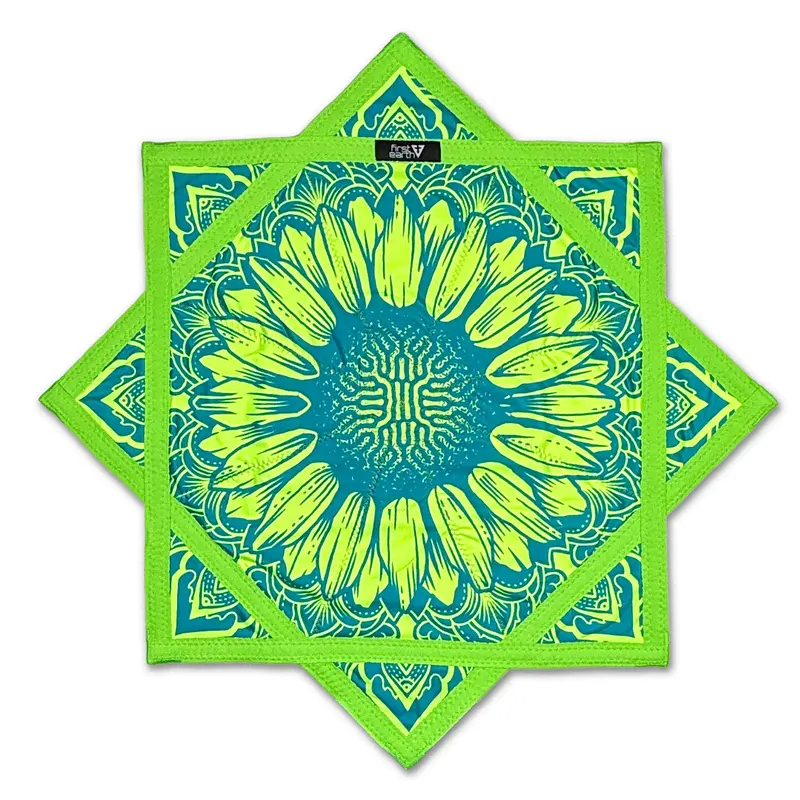 Sunflower of Life - UV - Flow Star- Flow Toy by First Earth
