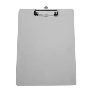 Metal Clipboard Folder A4 Stainless Steel Clip Board Bill Storage Folder Writing File Board Menu Splint for Business US