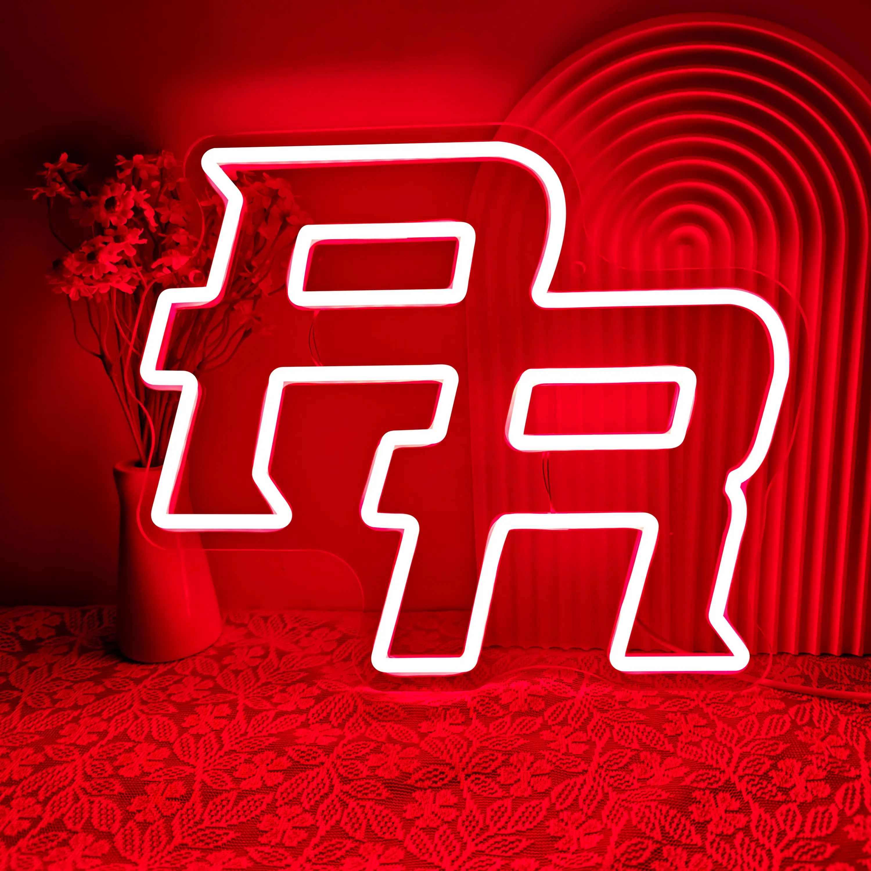 PR Neon Sign Puerto Rico LED Light Decorative Boricua Gift Home Wall Art Bedroom Decor Teen Girl Gift Housewarming Gift Dorm Room Decor Party Decoration For Her Him Bestie Birthday Gift