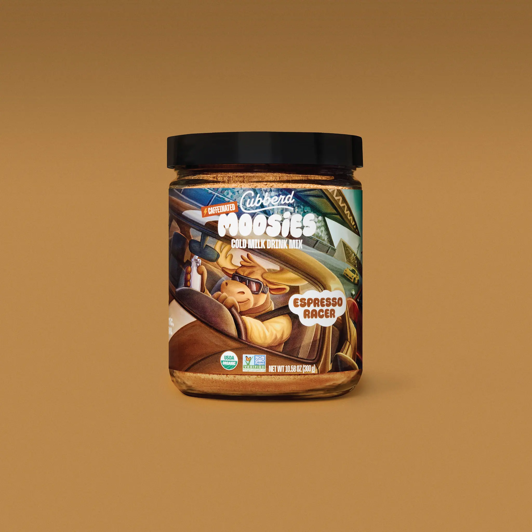 Organic Espresso Racer Moosies (Caffeine)