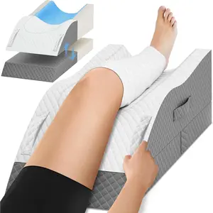 Elevation Pillows for  After , Memory  Adjustable  Wedge Pillow for  or Rest, Ankle Pillow for Sleeping  Circulation Grey