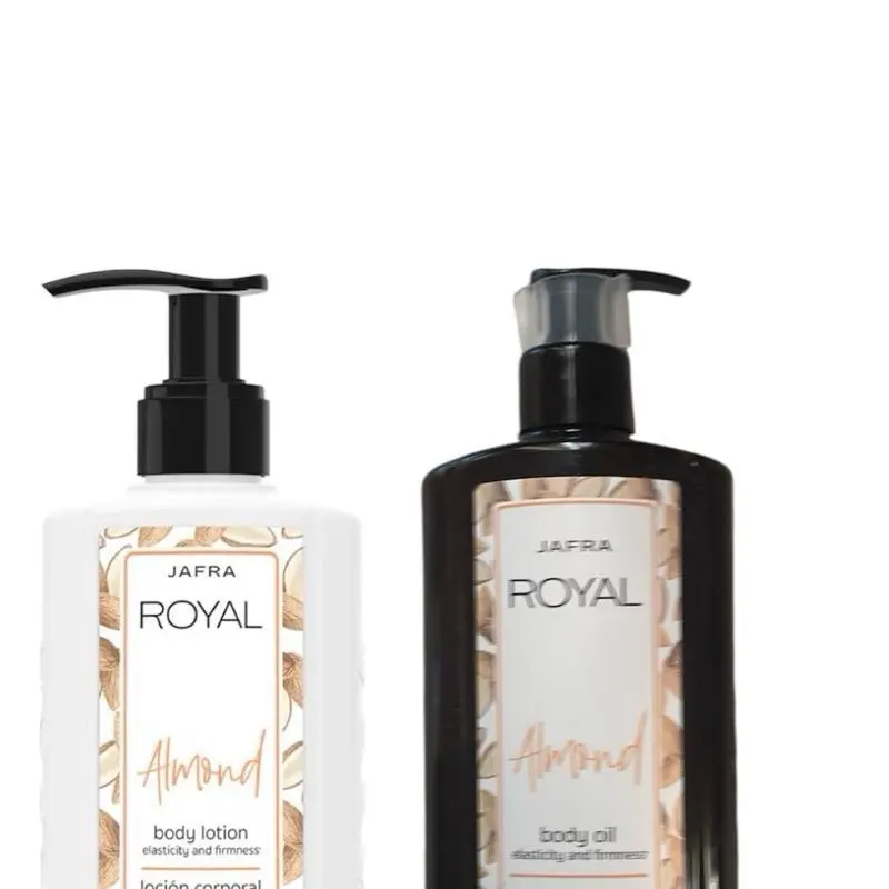 Jafra new imagen royal Almond Rich Body with Vitamin E 475 ml - Moisturizing Body Lotio and Body oil Care