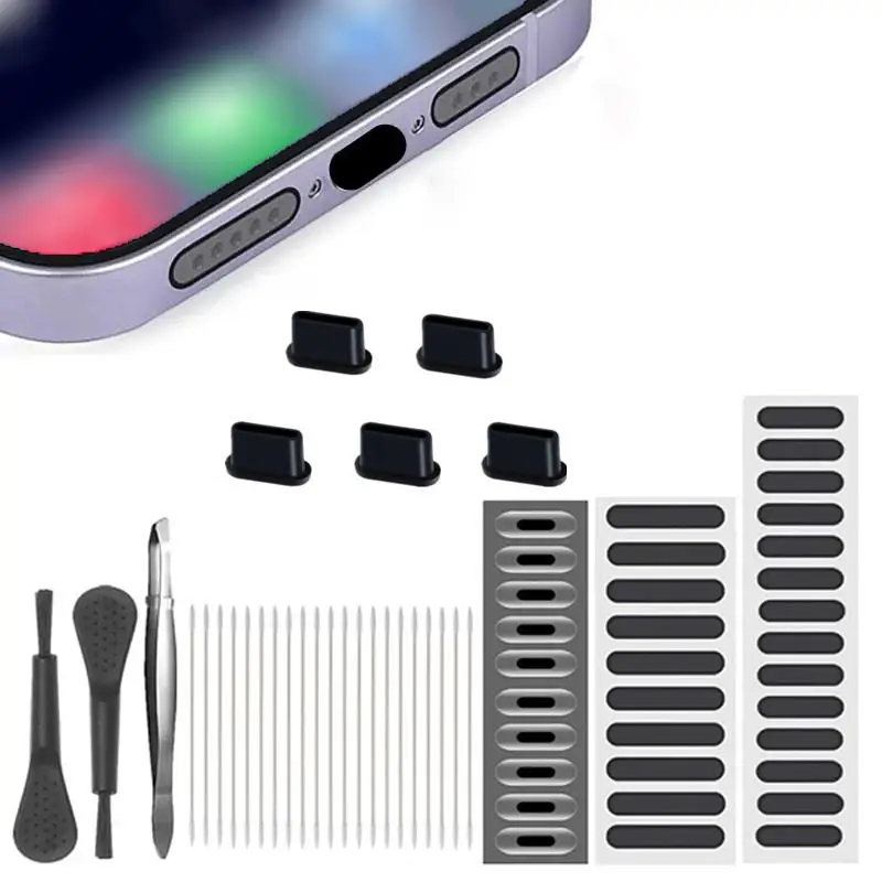 Dust-proof Stopper, Mobile Phone Speaker Dust-proof Mesh Sticker, Universal Durable Smartphone Dust Plug, Anti Dust Mesh Sticker, Charging Port Protec