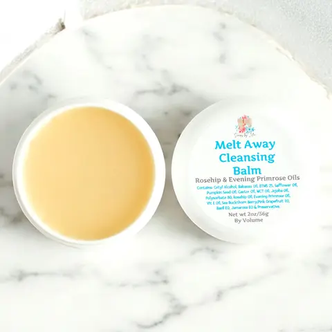 SOAPS BY LELA Meltaway Deep Cleansing Balm - Ammonia-Free Moisturizing Makeup Remover, Cosmetic & Waterproof Makeup Remover for Sensitive Skin, Infused with Pumpkin Seed Oil, Rosehip & Jojoba Oils