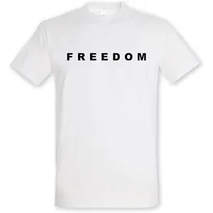 Freedom T-Shirt Freedom Merch Shirt Unisex Casual Short Sleeve Crew Neck Letter Print Graphic Tee Tops