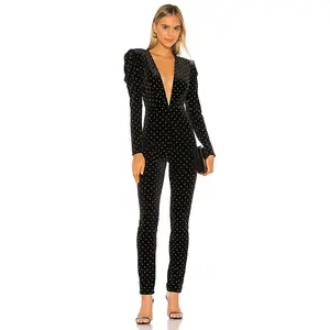 Michael Costello x REVOLVE Lulu Jumpsuit in Black