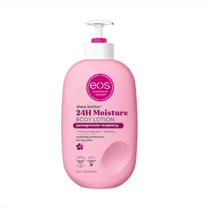 eos Shea Better Body Lotion - Pomegranate Raspberry, for Dry Skin, 16 fl oz