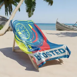 1 piece Turbocharger Power Enhancement Design themed beach towel - Flannel blanket with modern design, suitable for sofas and beds, all-season use, super soft and comfortable, digitally printed pattern, 100% polyester material, machine washable