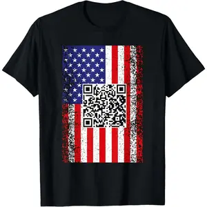 Funny QR President Trump Code Dance T-Shirt 03X