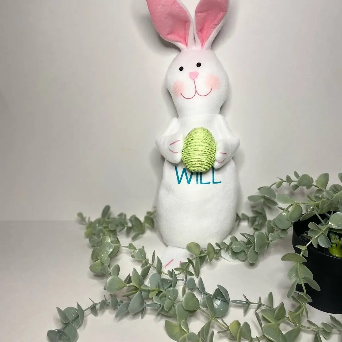 Customizable Easter Bunny Decoration