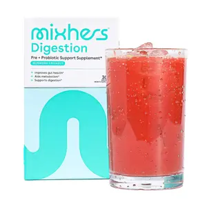 Mixhers Digestion 15 Pack Healthcare Dietary Supplement - Hormone-Friendly Pre & Probiotic Formula for Gut Health & Metabolism Support