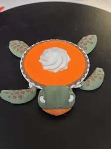 3d printed pumpkin pie turtle