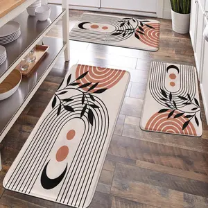 [Popular Choice]1 piece, bathroom decoration, bathroom floor mats, bathroom anti-slip mats, kitchen floor mats, bathroom sets, home decoration, geometric floor mats, Bohemian theme decoration, Bathmat