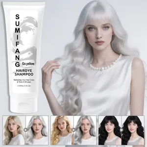 De-yellowing Semi-Permanent Hair Dye Shampoo, Best Color Retention, Low Foam, Safe & Healthy, Suitable for All Hair Types