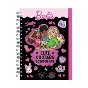 Barbie: Cute Critters Scratch Art -- Mattel, Hardcover