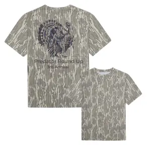 Turkey Predator Round Up T shirt, 3D Mossy Oak Camo T Shirt, Style Camo 3D T Shirt, Hunting T Shirt, Gift For Him For Her