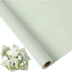 1 Roll Tissue Paper Mini Roll - 17 in x 98.4 Ft  Wrapping Tissue Paper for Valentine's Day DIY Craft Birthday Wedding Bridal Shower Party Supplies (Sage Green)