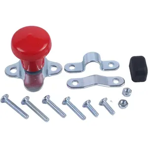Steering Wheel Spinner Knob WSV122R with Rubber Sleeve Universal Fitment for John Deere Case Ford Tractors Woods Spinner and Many More Cars Trucks Boats Vehicles(Adjustable Size)