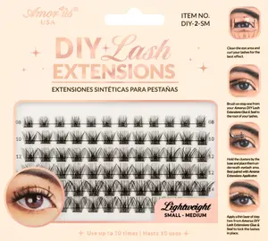 Amor Us # 2 DIY Lash Extensions - Easy Application, Suitable for Various eye type