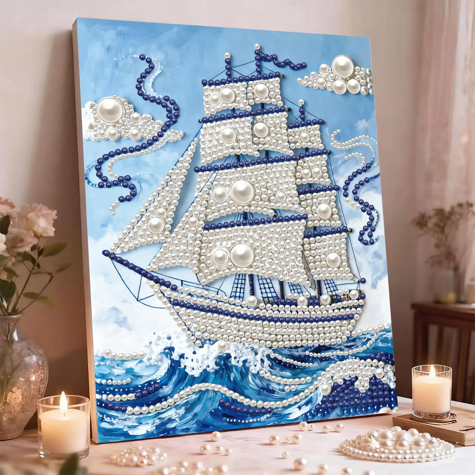 white sailboat
