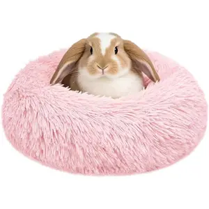 Bunny Bed Rabbit Hideout Large Soft & Comfortable Small Animal Bedding Cozy Bed Mat Warm Hideaway Cage Accessories for Guinea Pig
