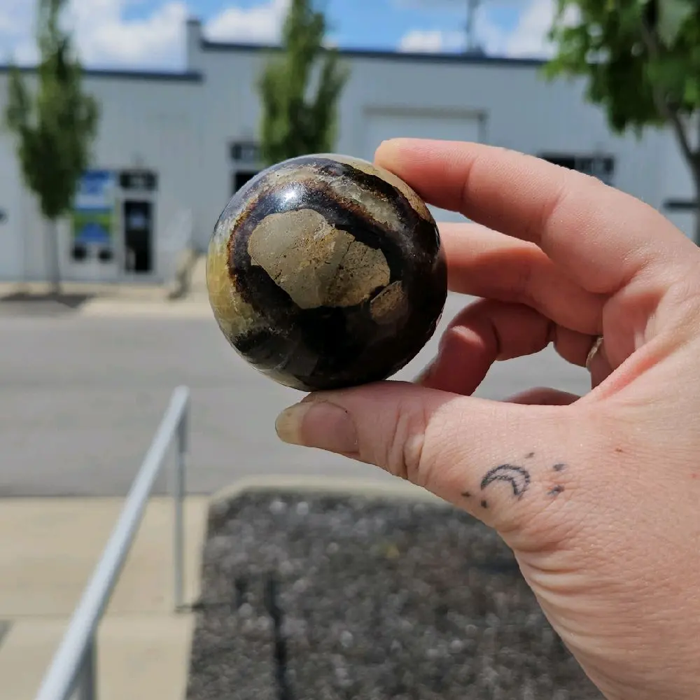 Septarian Sphere - Septarian